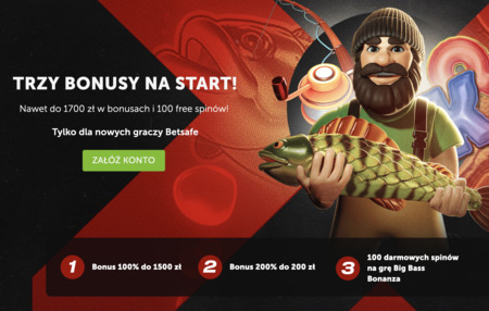 Bonusy w kasynie Betsafe
