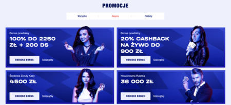 Bonusy w kasynie wirtualnym Bankonbet