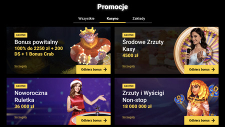 Oferta dla nowych graczy Zetcasino