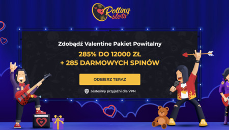 Pakiet powitalny Rolling Slots